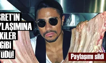 Nusret’in yaptığı paylaşım kızdırdı