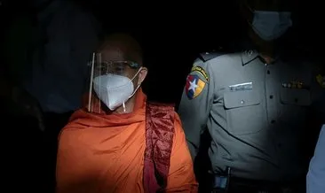 Myanmar’da isyana teşvikle suçlanan Budist rahip Wirathu polise teslim oldu