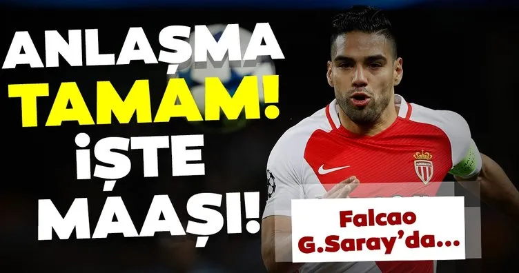 Galatasaray transfer haberleri: Falcao ile anlaşma tamam! İşte ödenecek ücret...