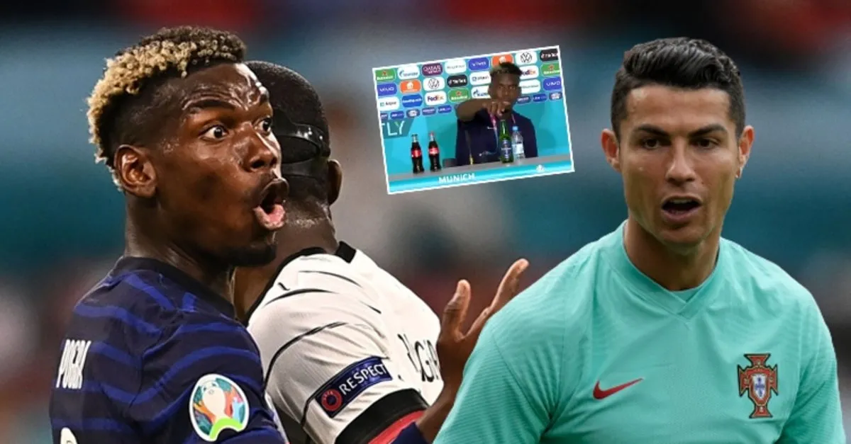 pix Paul Pogba'dan Heineken Tepkisi son dakika ronaldo dan sonra bir tepki