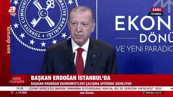 Son Dakika: Başkan Erdoğan'dan Türkiye Ekonomi Modeli açıklaması: 