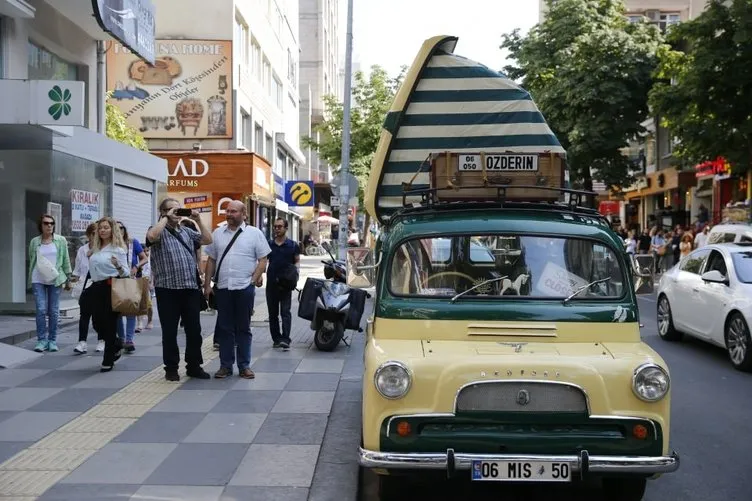 Ankara’nın nostaljik aracı görenleri hayran bırakıyor