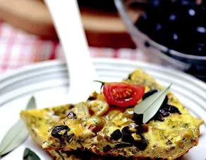Zeytinli Omlet