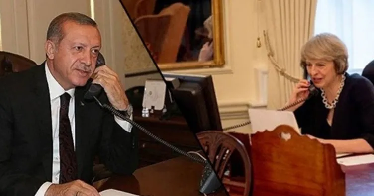 Erdoğan, May ile telefonda görüştü