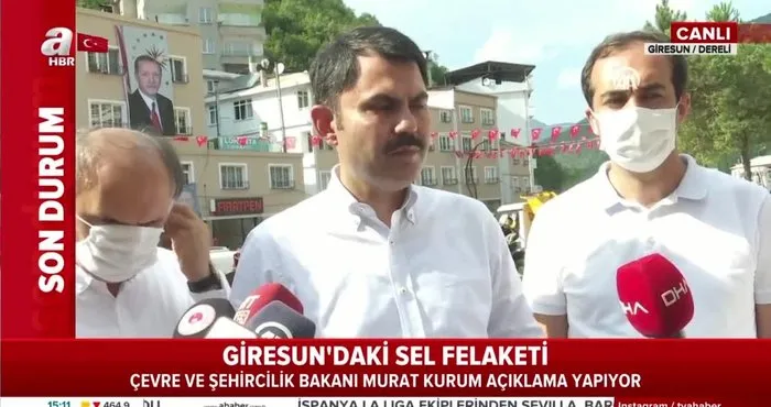 Son dakika haberi | Çevre ve Şehircilik Bakanı Murat Kurum’dan Giresun’da önemli açıklamalar | Video