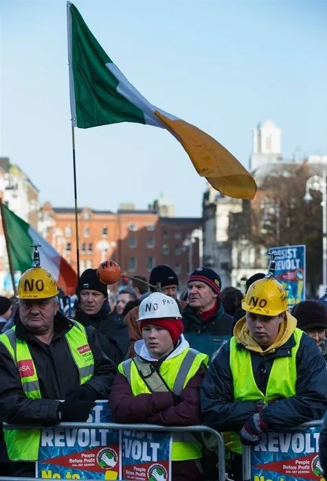 İrlanda’da protesto