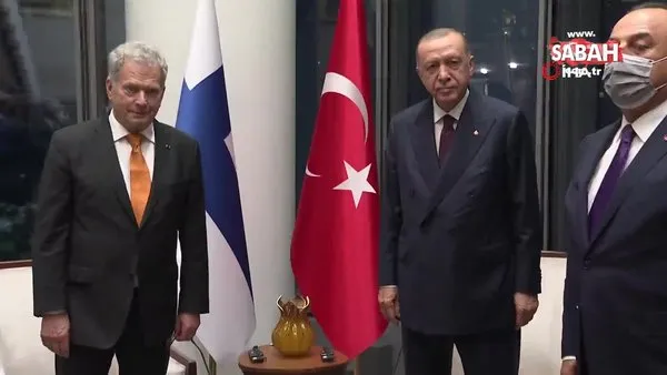 Başkan Erdoğan, Finlandiya Cumhurbaşkanı ile görüştü | Video
