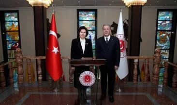 Danıştay Başkanı Zerrin Güngör, Millî Savunma Bakanı Hulusi Akar’a veda ziyareti gerçekleştirdi
