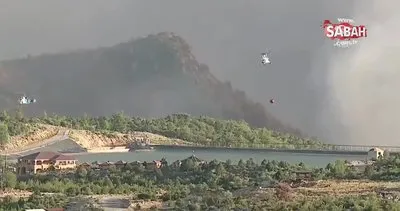 CHP’li Böcek’in iddialarına videolu yanıt! Antalya Gündoğmuş’ta helikopterler vızır vızır çalışıyor