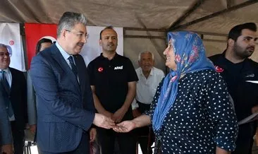 Yeni yuvalarının anahtarını aldılar: “Hemen evimize yerleşeceğiz” #osmaniye