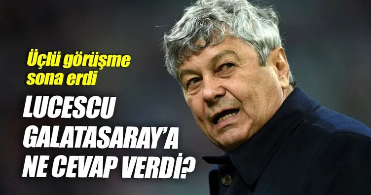 Lucescu Galatasaray’dan süre istedi