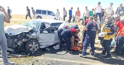 Şanlıurfa'da iki araç çarpıştı: 1 ölü, 7 yaralı! #sanliurfa