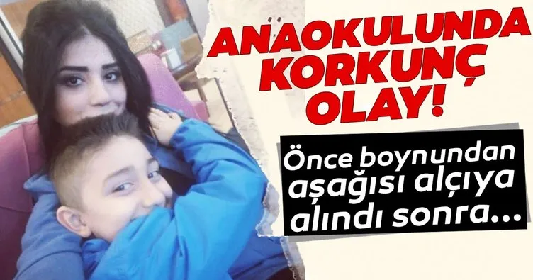 Anaokulundaki kaza engelli bıraktı!