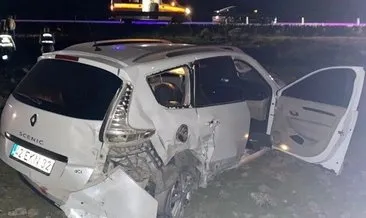 Diyarbakır’da kontrolden çıkan otomobil tarlaya uçtu! 2’si ağır 5 kişi yaralandı