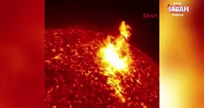 Güneş’te meydana gelen patlama anı ilk kez böyle görüntülendi | Video