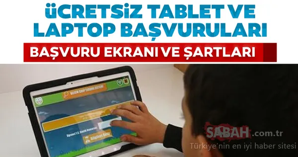 meb ucretsiz tablet basvuru linki var