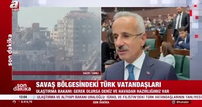 Bakan Uraloğlu: İsrail ve Filistin’deki Türk vatandaşlarının tahliyesi için her türlü operasyonu yapma hazırlığımız var | Video