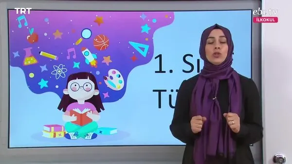 eba tv 1 sinif turkce konu doga evren
