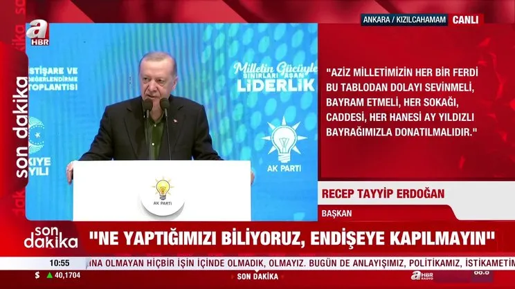 SON DAKİKA | Başkan Erdoğan'dan tarihi mesajlar: Büyük ve güçlü Türkiye'nin kapıları aralandı | Video
