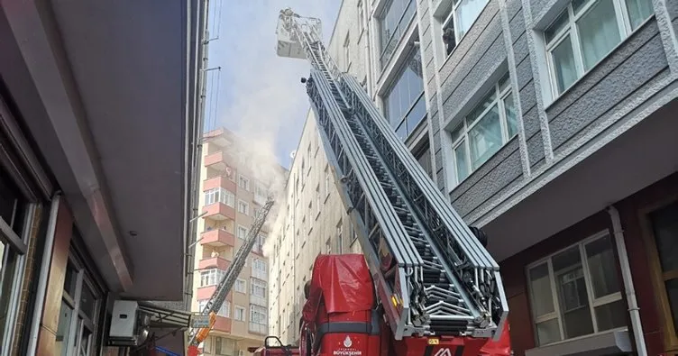 Ümraniye’de 16 katlı binada yangın