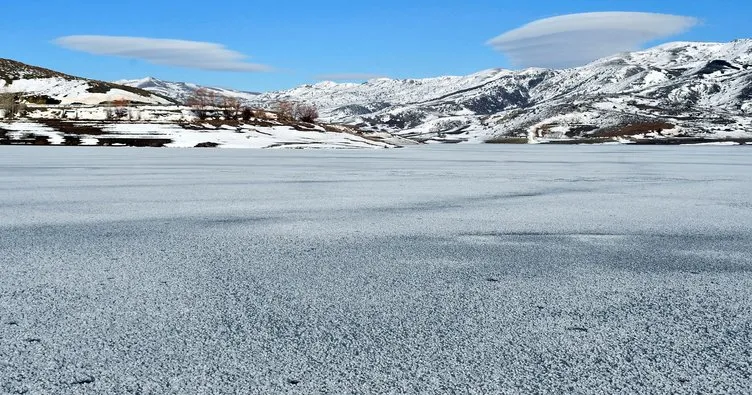 Kar, buz ve sis bulutu, Yıldız Göleti’ne estetik kattı