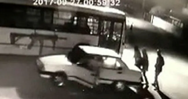 duzce de otomobil hirsizligi kameraya