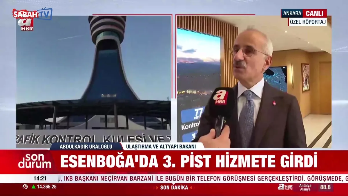 Ulaştırma ve Altyapı Bakanı Uraloğlu A Haber’de | Video videosunu izle Ulaştırma ve Altyapı Bakanı Uraloğlu A Haber’de | Video videosunu izle