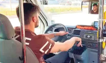 O minibüs sürücüsü yine yollarda #erzurum