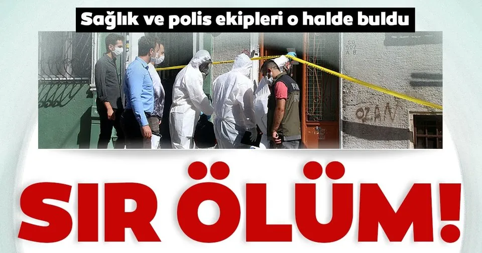saglik ve polis ekipleri o halde buldu