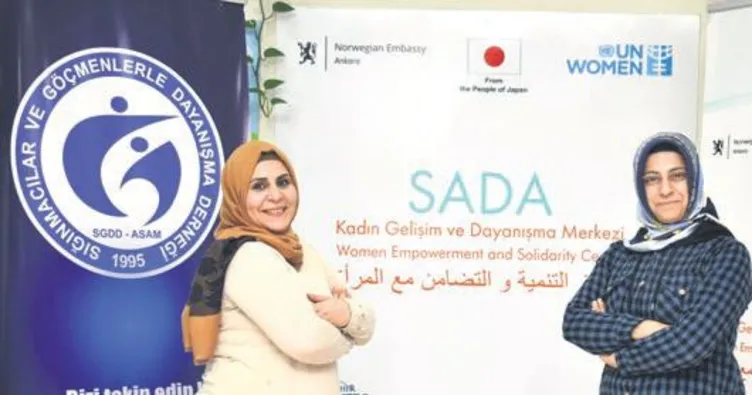 Göçmen kadınlarla el ele verdiler