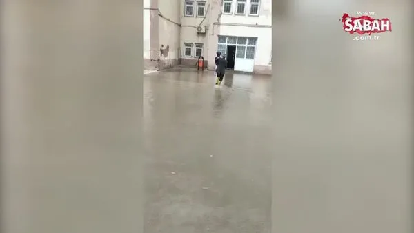 Mardin'deki sel okulu da vurdu