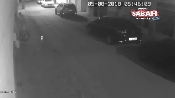Eskişehir'de hırsızların bisiklet çaldığı anlar kameralara böyle yansıdı