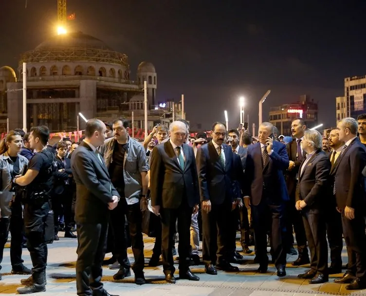 Cumhurbaşkanı Erdoğan, Taksim Camii inşaatını ve AKM’yi inceledi