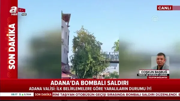 Güvenlik ve Terör Uzmanı Çoşkun Başbuğ Adana'daki bombalı saldırıyı değerlendirdi