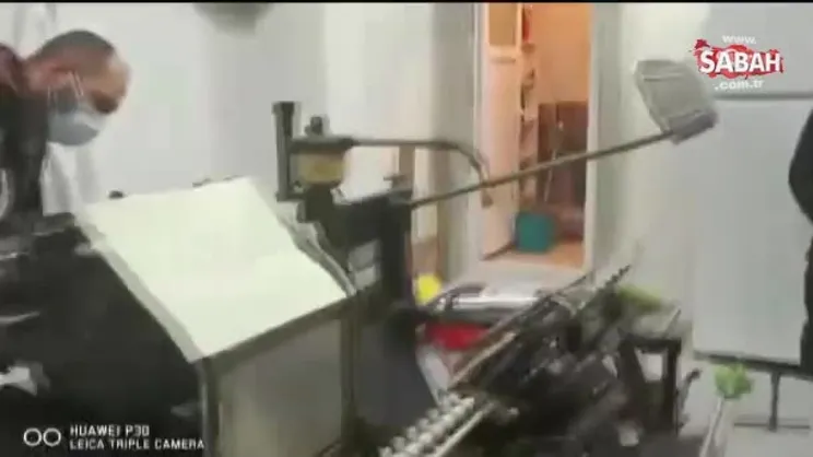 Kocaeli’de ‘sahte dolar’ baskını | Video