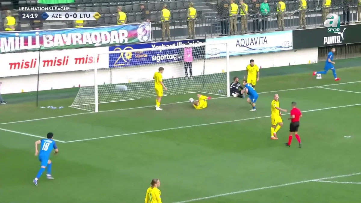 MAÇ ÖZETİ İZLE | Azerbaycan 1-0 Litvanya