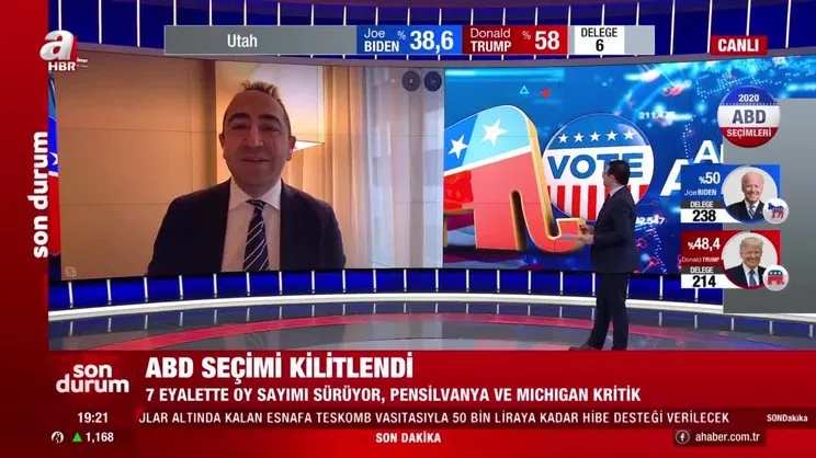 Son dakika! ABD'de seçim heyecanı sürüyor. Kritik eyaletlerde sıcak yarış | Video
