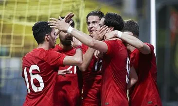 Ümit Milli Futbol Takımı hazırlık maçında Azerbaycan’ı tek golle mağlup etti