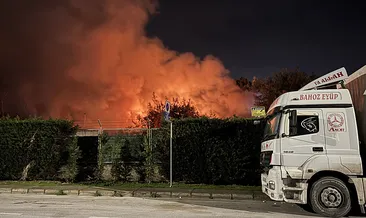 Bursa’da tekstil fabrikasının deposunda çıkan yangın söndürüldü