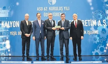 Kalyon’a yeşil dönüşüm ödülü