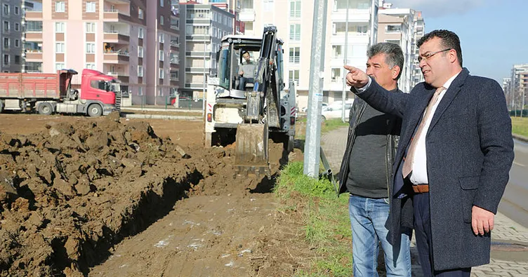 Atakum’da Aqua Park inşaatı başladı