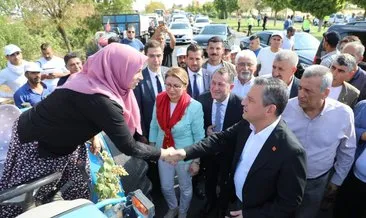 Başkanın eşi protestocu çiftçi oldu #gaziantep