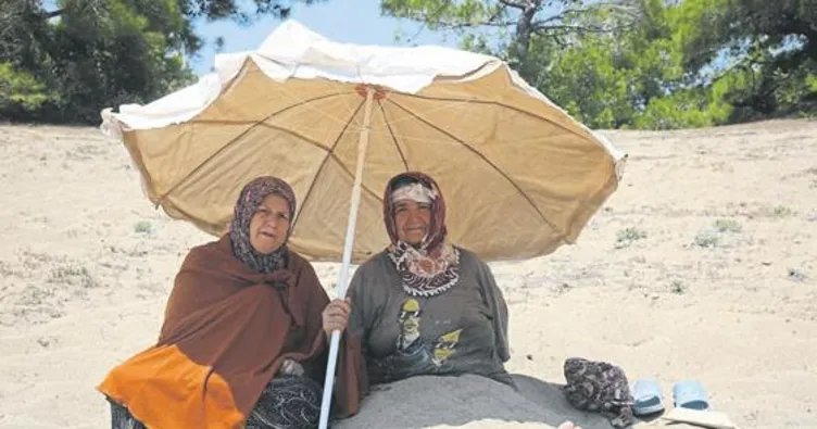 Kumda şifa arıyorlar