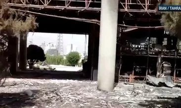 İşte katil İsrail’in vurduğu TV binası: AHaber Tahran’daki o yıkımı görüntülendi