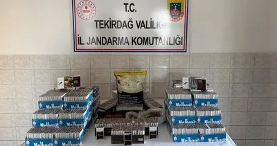 Çorlu'da 7 bin 400 makaron ele geçirildi #tekirdag