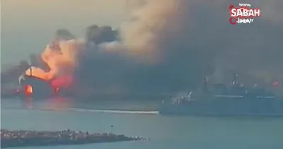 Ukrayna ordusu Rusya’nın Orsk gemisini vurdu | Video