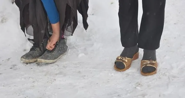 Hakkari’de yürek burkan görüntü