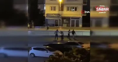 Ankara’da 2 grup arasındaki kavga kameralara yansıdı | Video