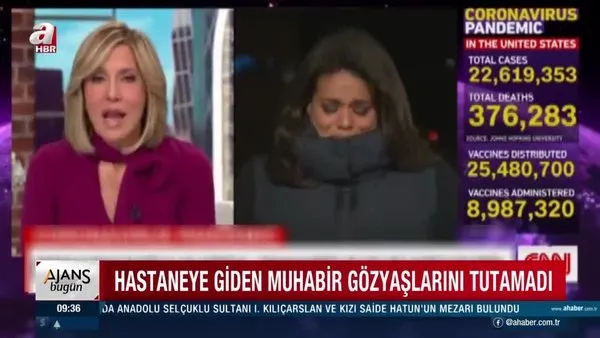CNN Muhabiri canlı yayında gözyaşlarına boğuldu! Yürekleri yakan drama kayıtsız kalamadı | Video