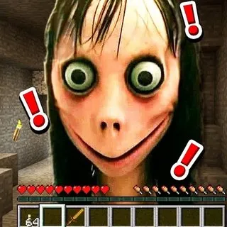 Aileler dikkat! Momo, Minecraft'a sıçradı!